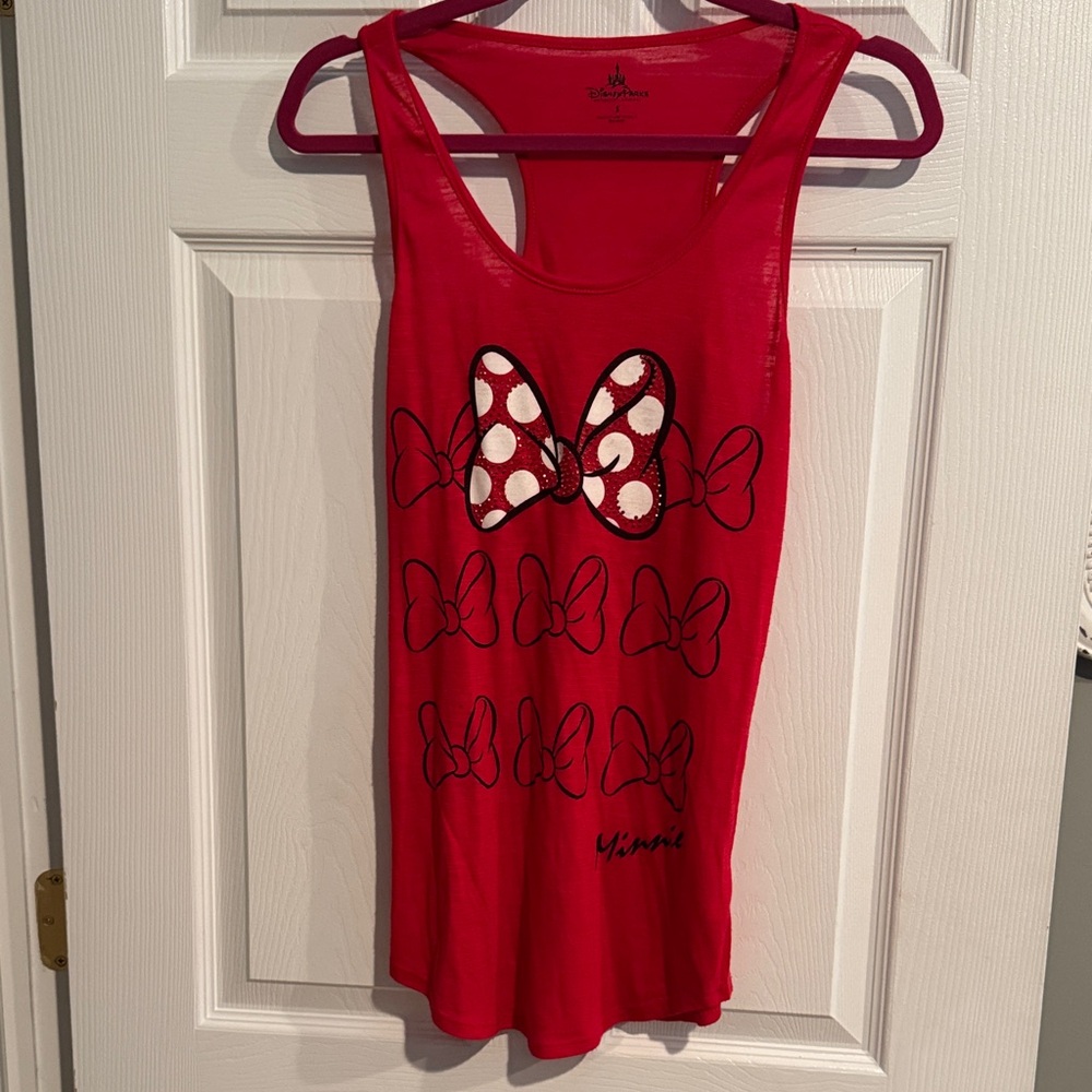 Disney Red Minnie Mouse Tank Top
